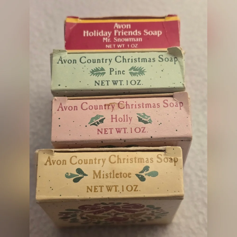 Vintage Avon Holiday Soaps